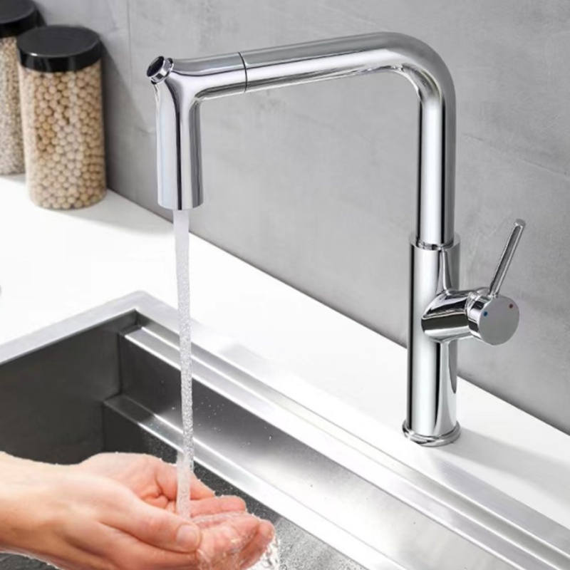 High-Quality Single Hole Bathroom Mixer Tap in Stylish Brass