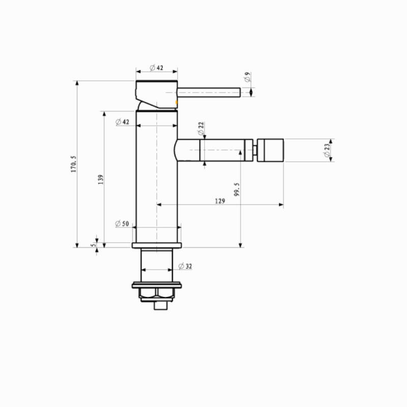 Stainless Steel Kitchen Faucet, Pull-out Sprayer Kitchen Tap, 304 Sink Mixer Water Tap for Home & Restaurant