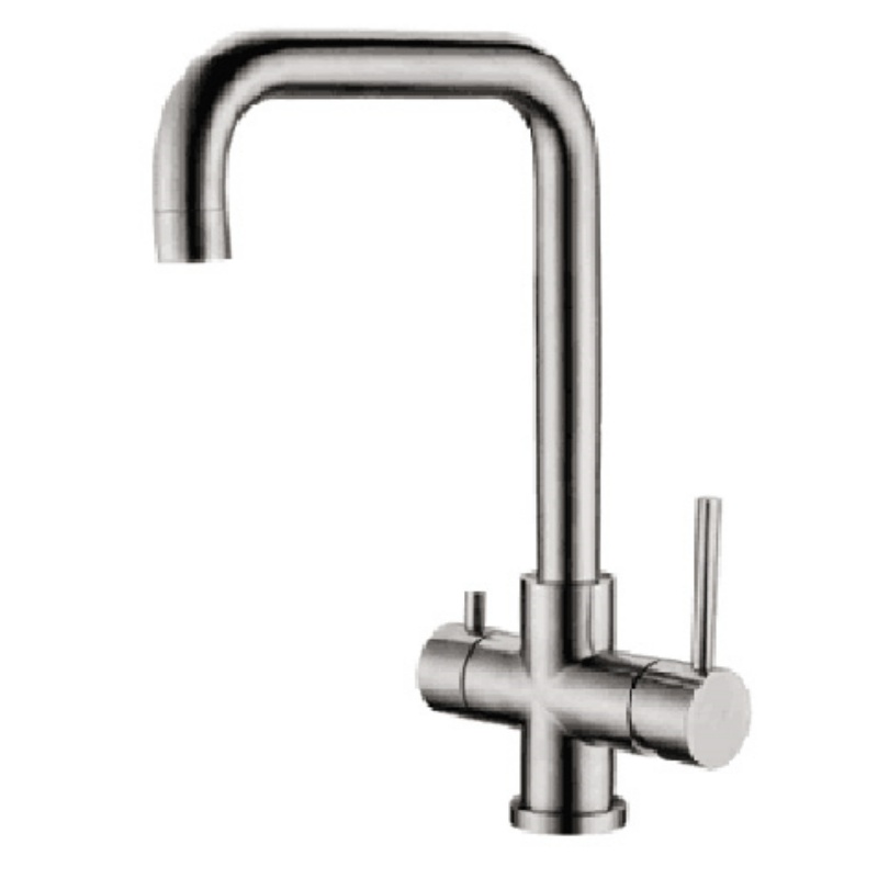 Stainless Steel Kitchen Faucet, Spring Pull-out Kitchen Tap, 304 Sink Mixer Water Tap with Cupc Certification