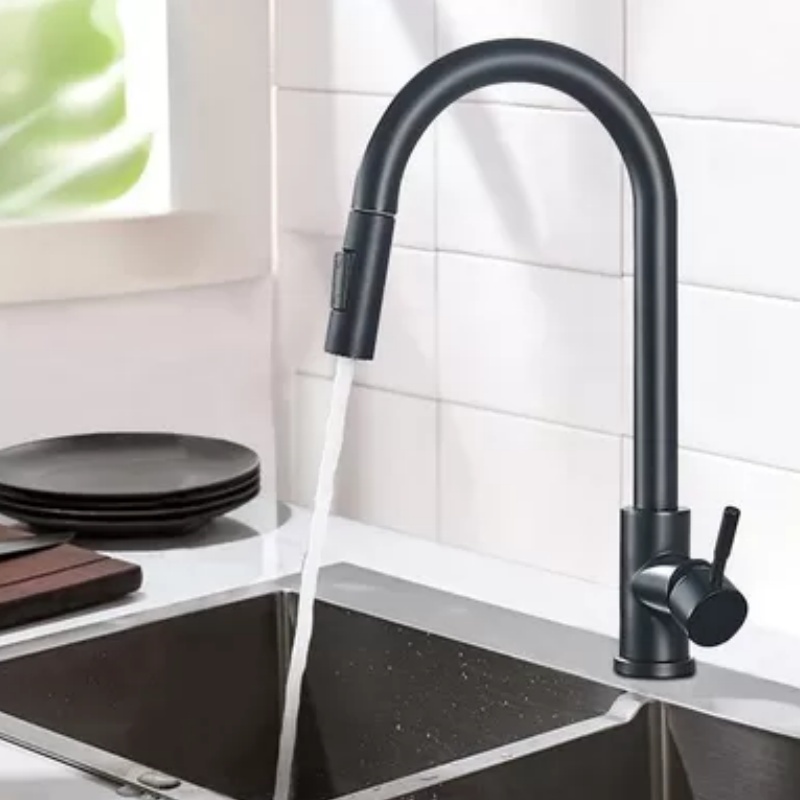 Modern Single Handle Chrome Brass Faucet for Wash Basin
