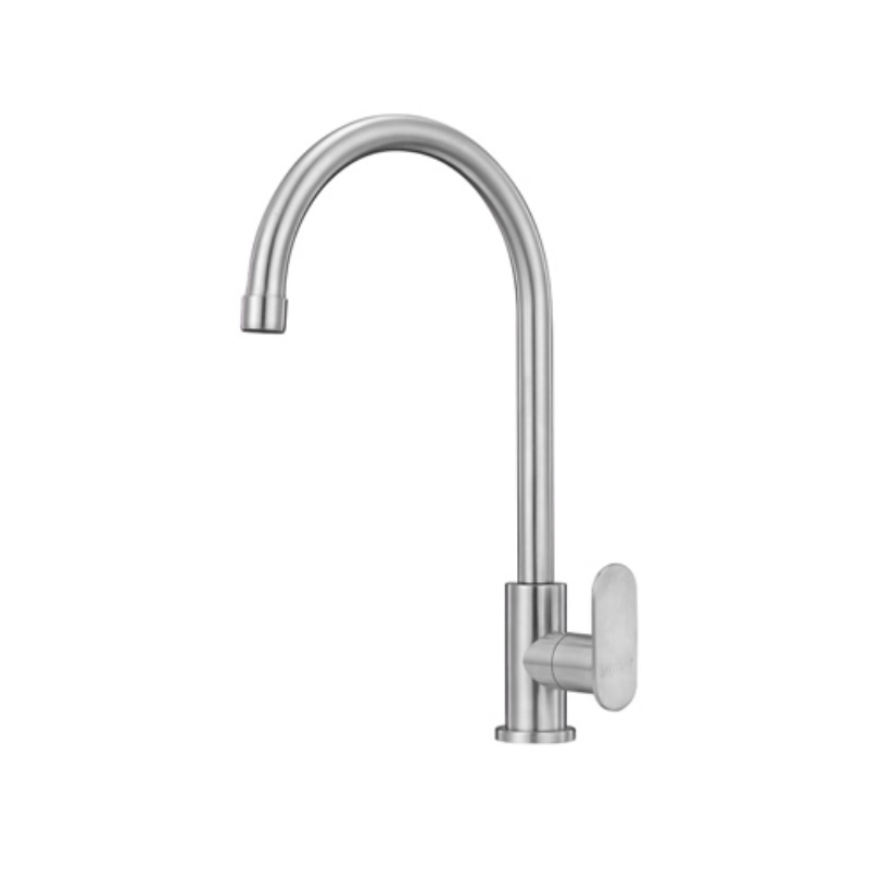 Brushed Gold Popular Stainless Steel Kitchen Sink Faucet for Export