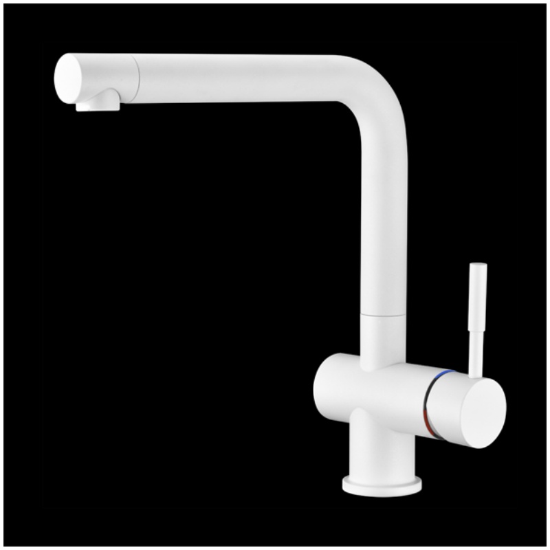Black Spring Stainless Steel Pull-out Kitchen Sink Faucet