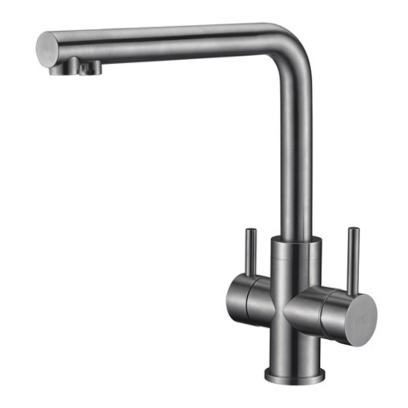 Stainless Steel Kitchen Faucet, Pull-out Sprayer Kitchen Tap, 304 Sink Mixer Water Tap for Home & Restaurant