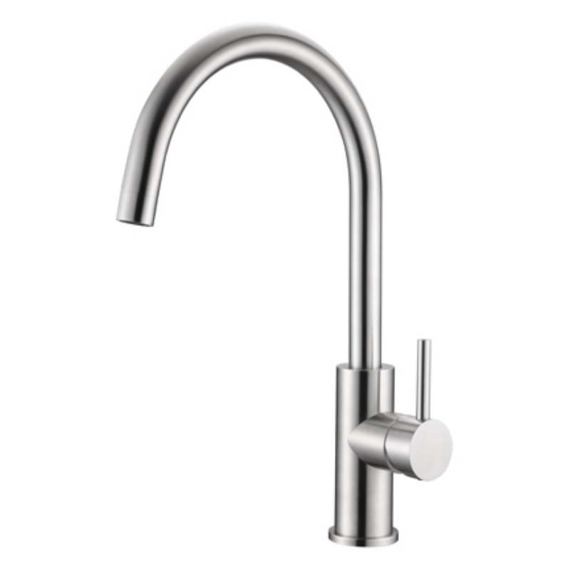 Black Spring Stainless Steel Pull-out Kitchen Sink Faucet