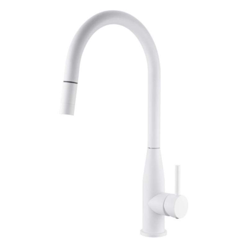 Titanium Stainless Steel Brass Hammered Kitchen Sink Mixer Faucet