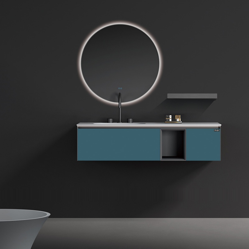 Solid Wood Freestanding Bath Vanity Bathroom Furniture Single Sink Bathroom Cabinet