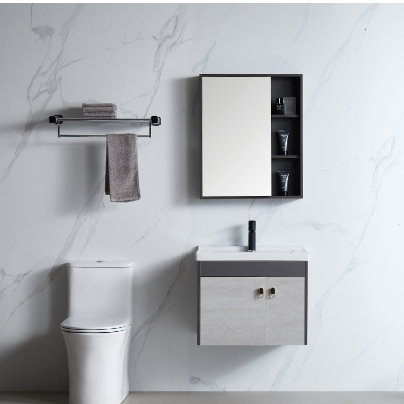 Bulk Supply European Style Customized Grilled Art Bathroom Cabinets