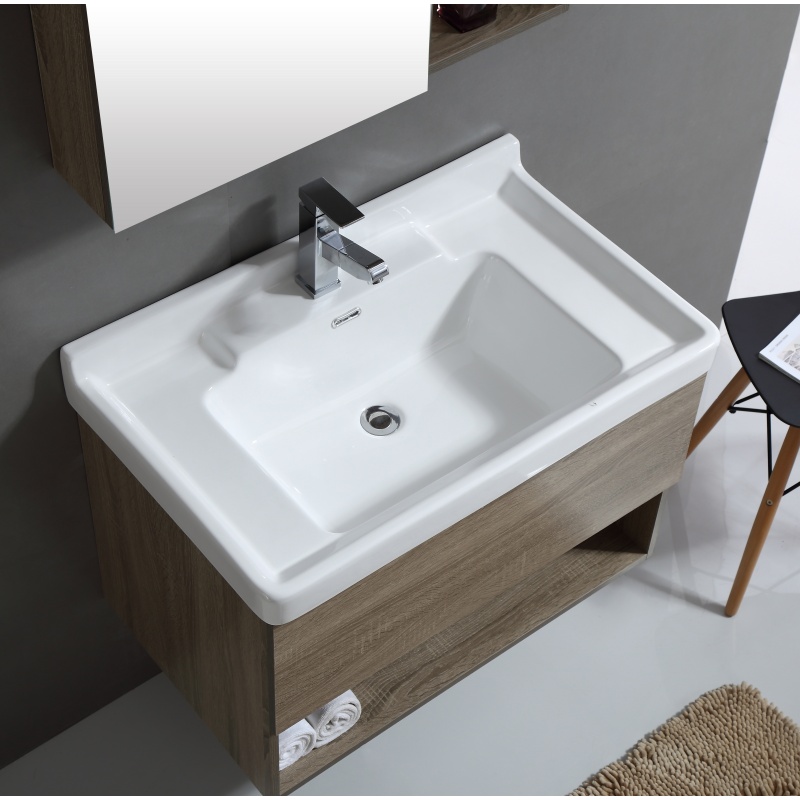 Toilet Hanging Wall Hung Bathroom Cabinet Vanity Set with Mirror Cabinet