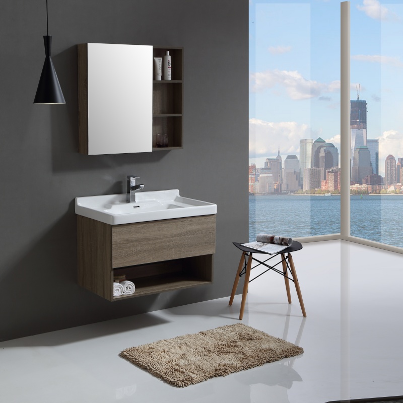 Bathroom Furniture Floor Standing Washbasin Bathroom Cabinet with Sink