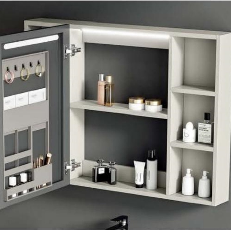 60cm Home Furniture PVC Sanitary Ware Bathroom Cabinet with Ceramic Basin