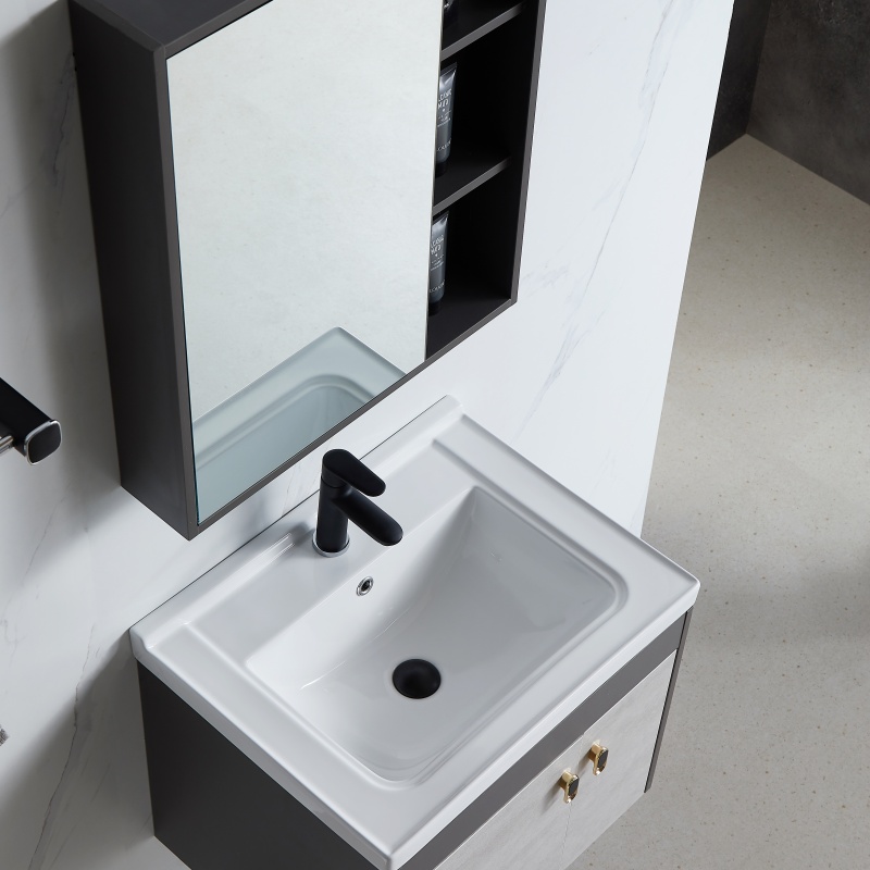 Bulk Supply European Style Customized Grilled Art Bathroom Cabinets