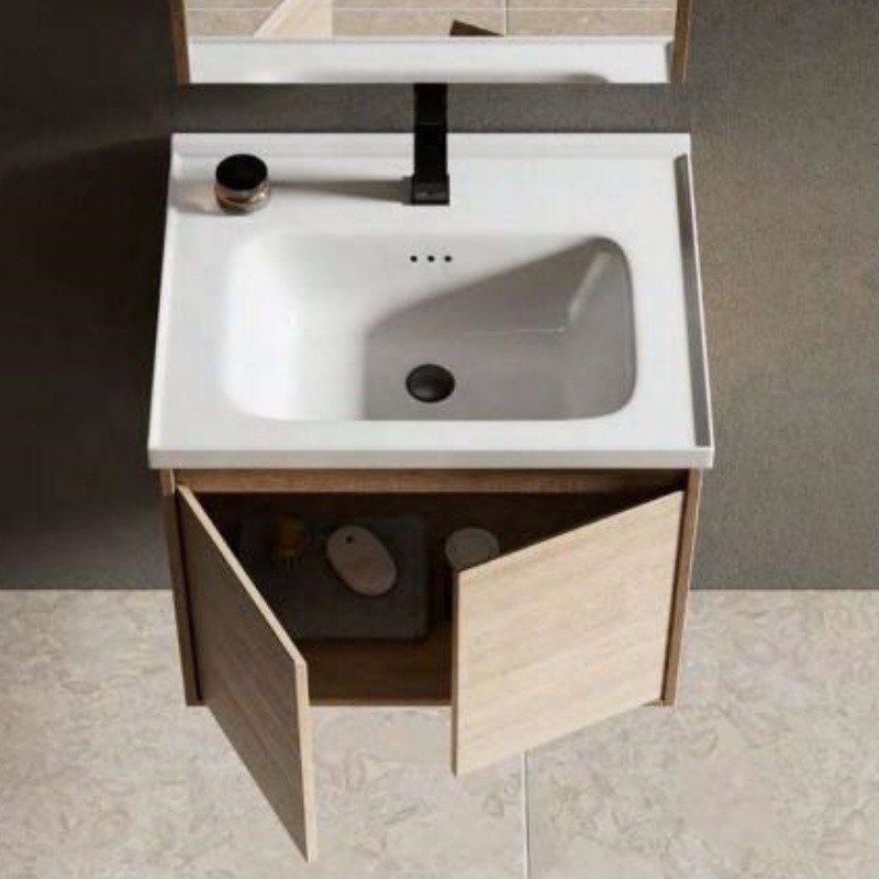 New Bulk Purchases Plywood Bathroom Cabinet with LED Mirror Cabinet Bathroom Vanity