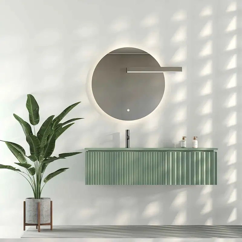 Bathroom Furniture MDF Waterproof Floor Mounted Classics Bathroom Cabinet with Sink