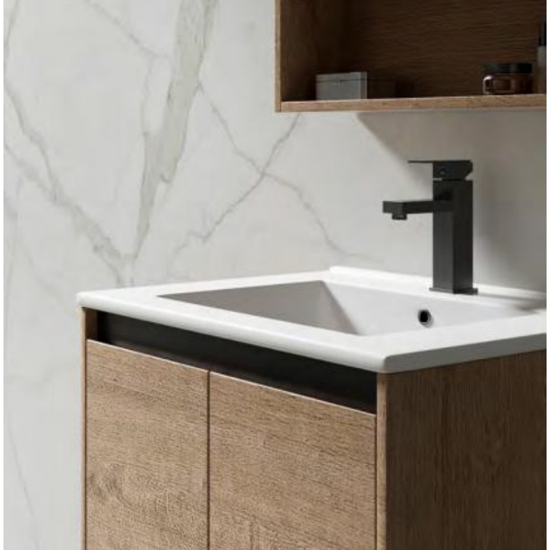 High Quality Bathroom Furniture Wall Hung Cabinet White Plywood Bathroom Vanity