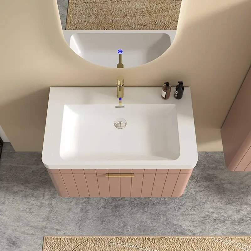 Floor Standing MDF for Hotel Bathroom Bathroom Vanity