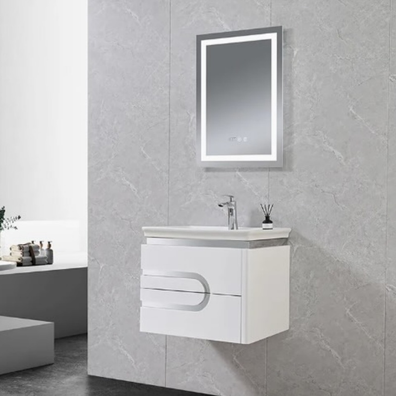 Australian Style 36 Inch Cabinet PVC MDF Waterproof Wall Mounted Bathroom Vanity