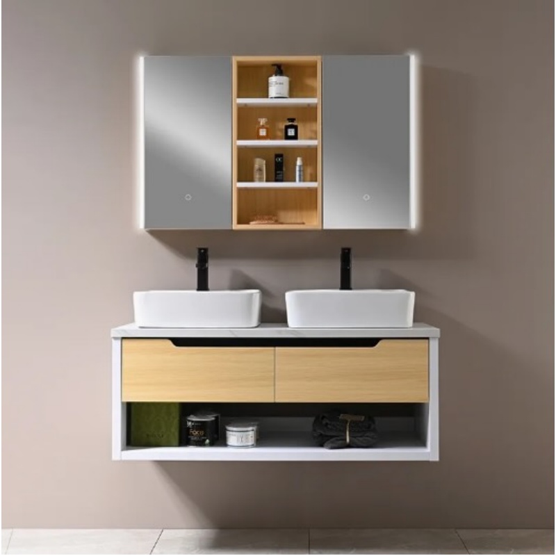 Floor Standing MDF for Hotel Bathroom Bathroom Vanity