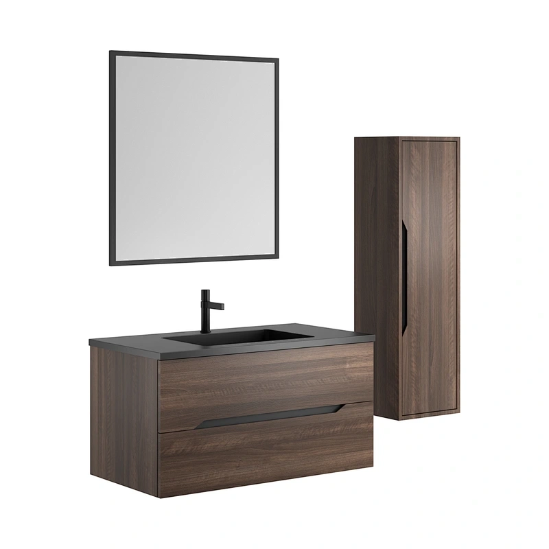 Cheap Small Space Super Practical Mini MDF Wall Mounted Bathroom Cabinet