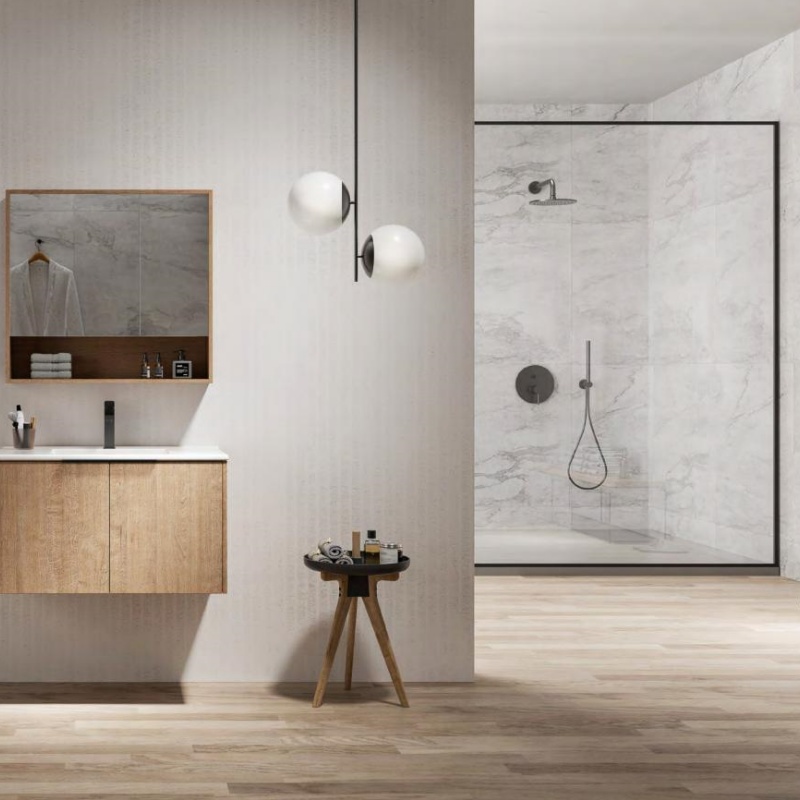 Made in China Luxury Wall Mounted Plywood Bathroom Vanity