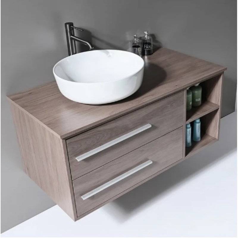 Custom New Style Luxury MDF Floating Bathroom Wall Storage Cabinet