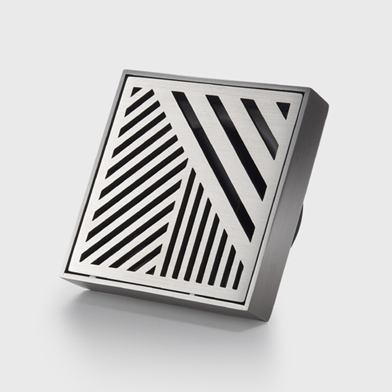 Concealed Floor Drain Bathroom Modern Gold Square Floor Drain