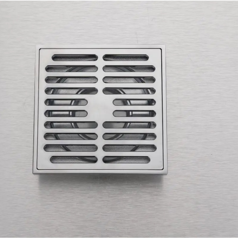 Hot Stainless Steel Triangle Shower Floor Drain for Bathroom