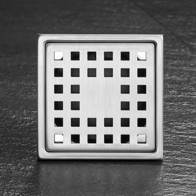 Silent Drainage Square Shower Drain for Bath Center