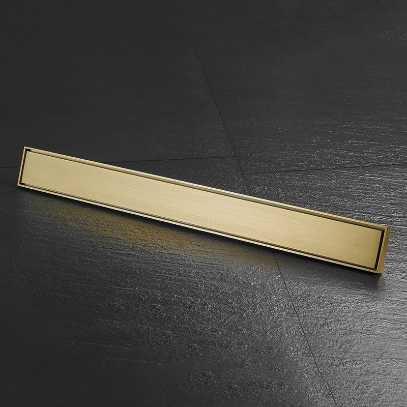 Brushed Matte Shower Floor Drain for Office Restroom