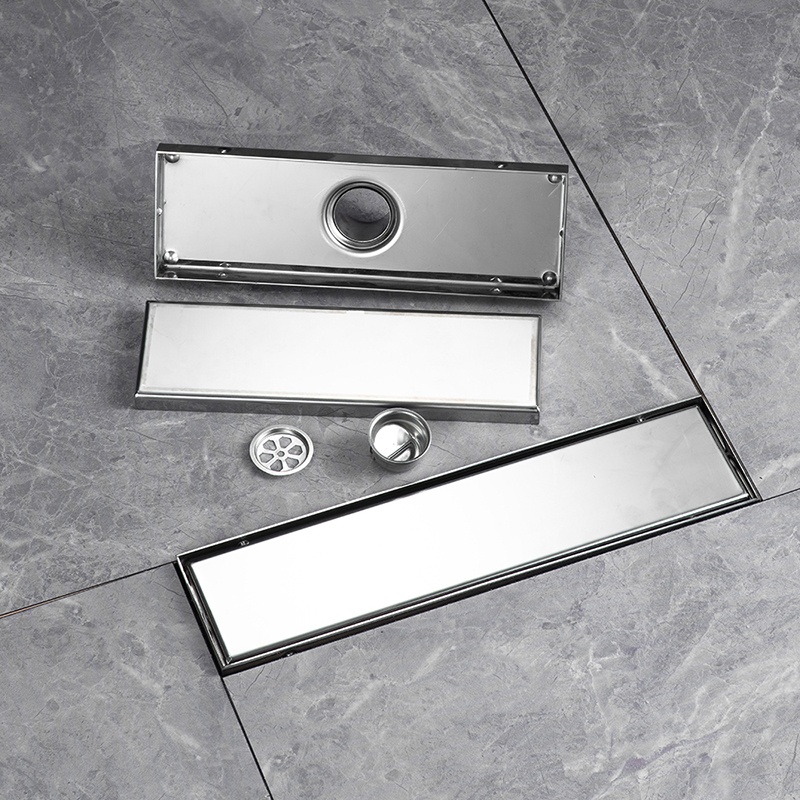 SUS304 Floor Trench Drain Cover Floor Grate Drainage Steel Grating Channel Drain for Bathroom
