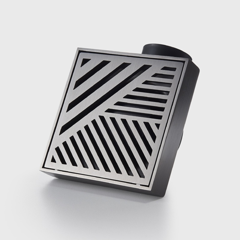 Concealed Floor Drain Bathroom Modern Gold Square Floor Drain