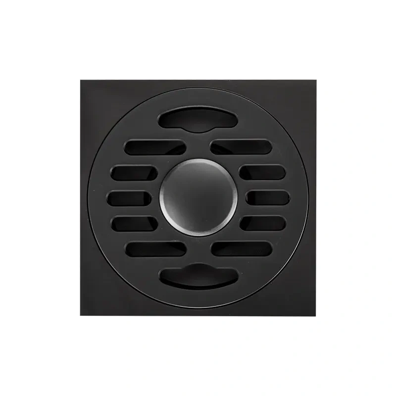 High Flow Brass Floor Drain with Anti-Smell Water Trap for Wet Room