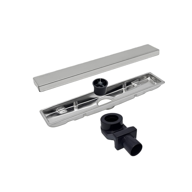 Stainless Steel Square Drainer Chrome Bathroom Accessories Floor Drain for Kitchen Bathroom