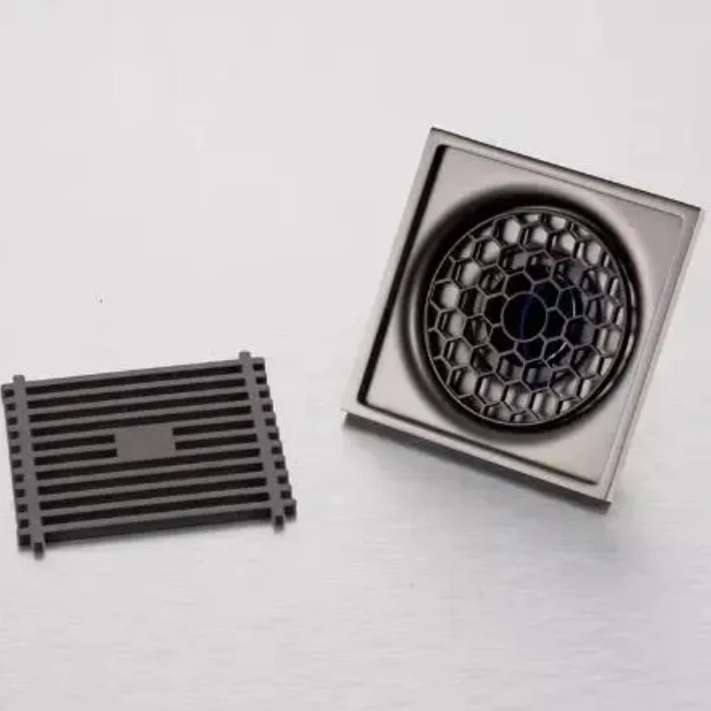 High Flow Brass Floor Drain with Anti-Smell Water Trap for Wet Room