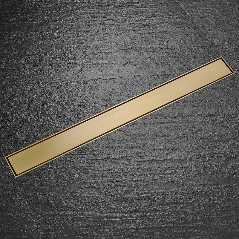 Brushed Matte Shower Floor Drain for Office Restroom