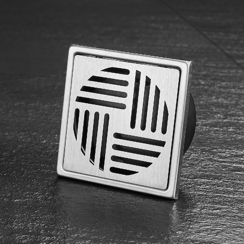 Silent Drainage Square Shower Drain for Bath Center