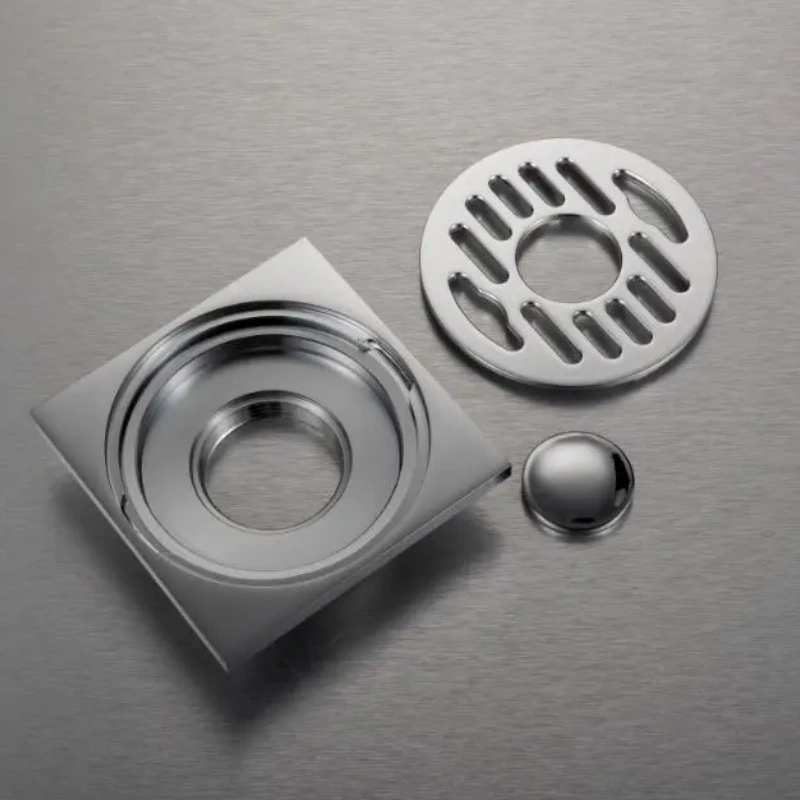 Sanitary Ware Shower Floor Drain Brass Tile Insert Floor Drain