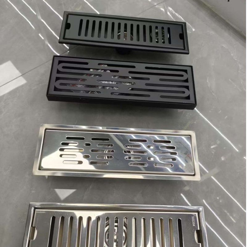 Factory Direct Sales Gold Linear Stainless Steel Floor Drain for Shower Bathroom