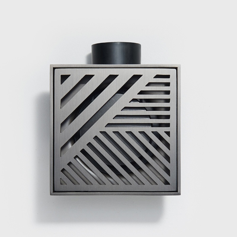Concealed Floor Drain Bathroom Modern Gold Square Floor Drain