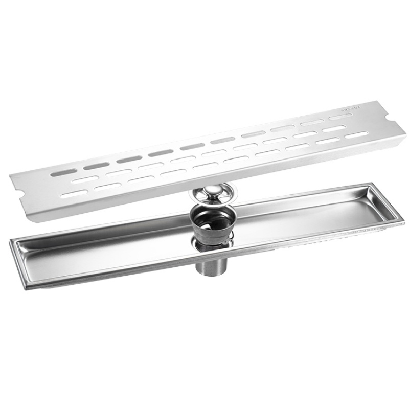 Stainless Steel Square Drainer Chrome Bathroom Accessories Floor Drain for Kitchen Bathroom