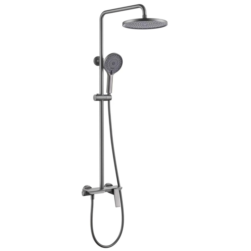 Modern Brass Shower Faucet Set with Stylish Bathtub Mixer
