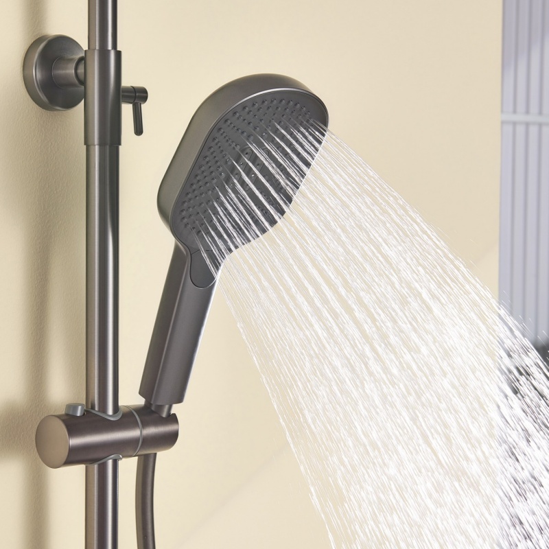 High-Quality Thermostatic Shower Panel with Stainless Steel Finish