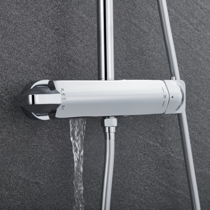 Good Price Golden Bath Water Valve Tap Set Shower Mixer
