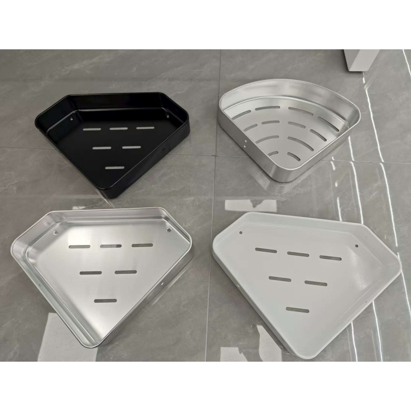 Zinc Alloy Wall Mounted Brushed Nickel 4 Pieces Bathroom Accessories Set