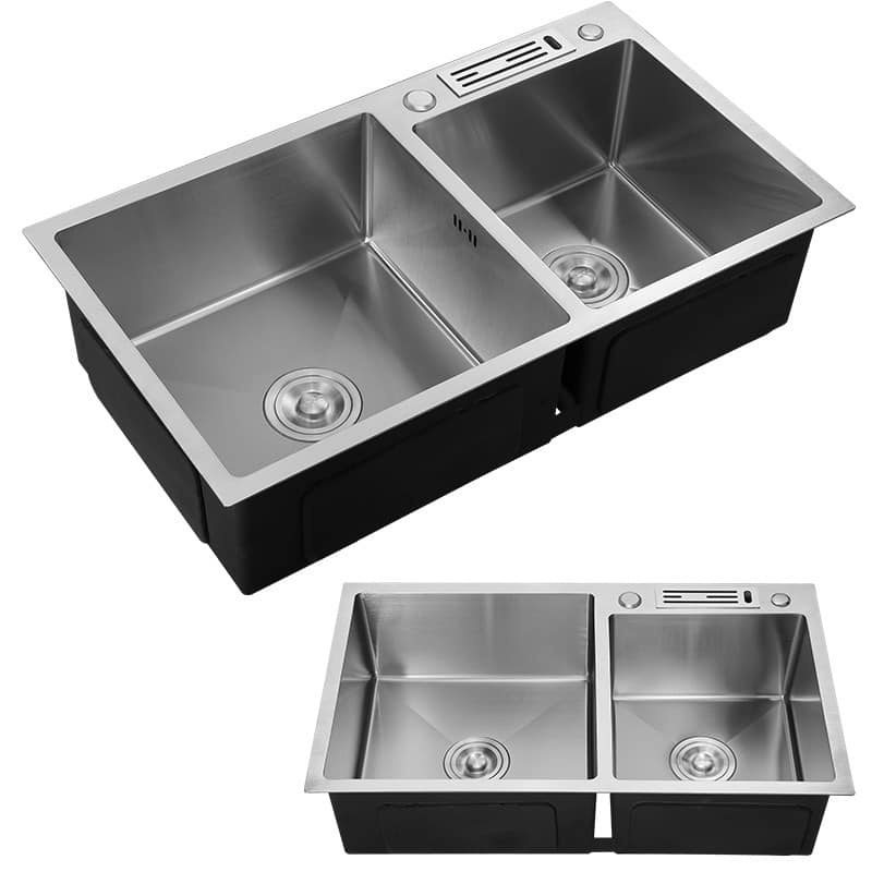 Durable 450X450mm Stainless Steel Kitchen Sink for Under Mount Installation