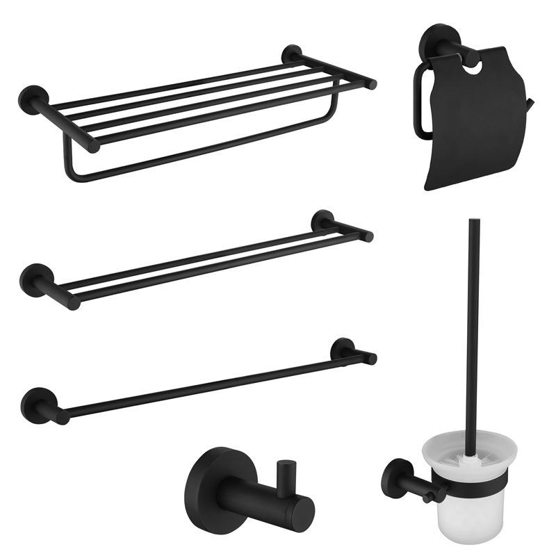 Gold Complete Bath Hardware Bathroom Accessories Set for Hotel