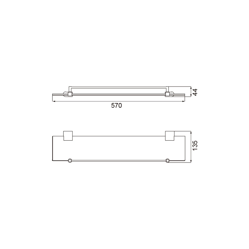 Brushed Nickel Wall Mounted Stainless Steel 3 Pieces Bathroom Accessory Set