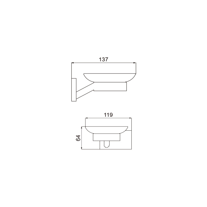 Factory Square Chrome Wall Mounted Brass Bathroom Accessories Set