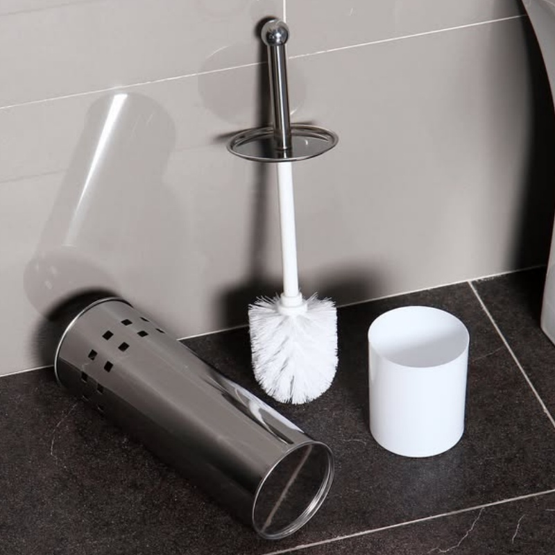 Zinc Alloy Wall Mounted Brushed Nickel 4 Pieces Bathroom Accessories Set