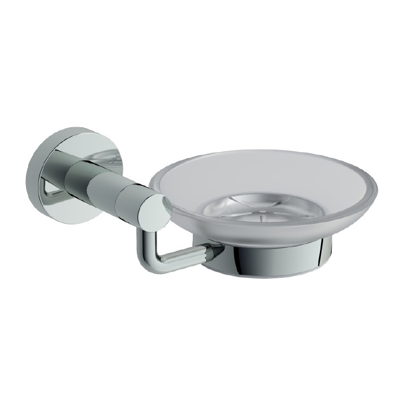 Modern Bath Accessories Brass Chrome Wall-Mounted 6 Pieces Bathroom Accessories