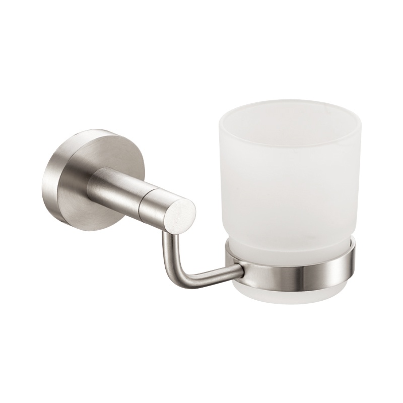Brushed Nickel Zinc Alloy Wall Mounted 4 Pieces Bathroom Accessories Set